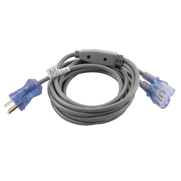 10A 10FT 18/3 Medical Hospital Grade Y Power Cord with 2 IEC C13